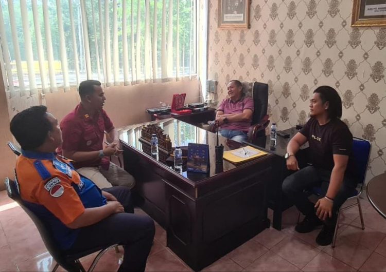 Lapas Narkotika Rumbai Semakin Bersinergi Lakukan Kunjungan ke Polsek Rumbai