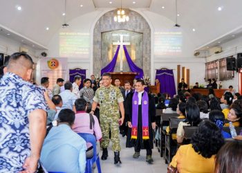 Bukan Hanya Tugas TNI: Danrem Serukan Jemaat GBKP Ikut Jaga Ketertiban Pekanbaru