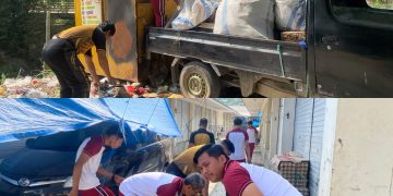 Wakapolres Mamasa Pimpin Green Policing, Bersihkan Pasar Jhenol Bersama Warga