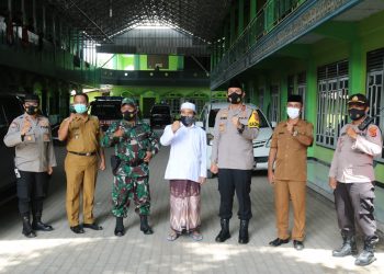 Silaturahmi kamtibmas, Kapolres Majalengka Sambangi Tokoh Agama Ponpes Raudhatul Mubtadin
