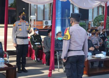 Polres Majalengka Laksanakan Apel Gelar Pasukan Operasi Lilin Lodaya 2020 “Jamin Keamanan Natal 2020 dan Tahun Baru 2021”
