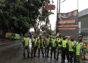 Kodim 0607 Gelar Pengawasan Protokol Kesehatan