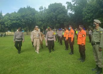 Bentuk Kesiapsiagaan Menghadapi Kontijensi dan Bencana, Polres Serang Kota Gelar Apel 