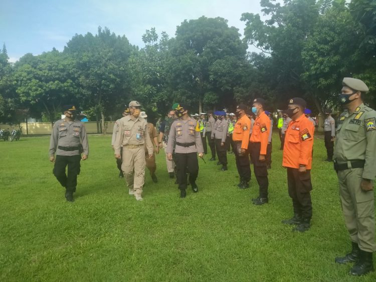 Bentuk Kesiapsiagaan Menghadapi Kontijensi dan Bencana, Polres Serang Kota Gelar Apel 