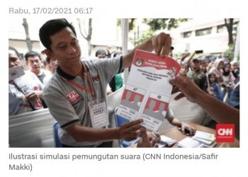 KPU Mulai Tahapan Pilkada Serentak 2024 di 2023