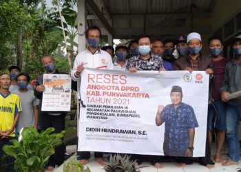 Reses Anggota DPRD Purwakarta Didin Hendrawan