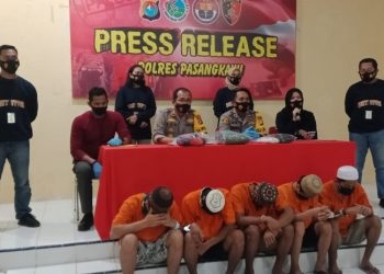 Pencabulan Anak Gadis di bawah umur, Sat Reskrim Polres Pasangkayu : Meringkus Sepuluh Orang Pelaku