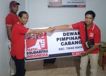 Siap Menghadapi Tahapan Verifikasi Nasional : DPD PSI Pasangkayu Gencar Membenahi Infrastruktur Partai