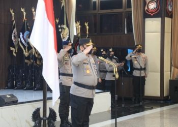 Jelang HUT Bhayangkara 1 Juli, Polri Gelar Upacara Pencucian Pataka