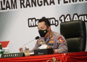 Kunjungan Kerja Ke Medan, Kapolri Imbau Warga Yang Terpapar Covid-19 Dirawat di Isoter