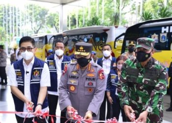 Lepas Bus Vaksinasi Keliling Bagi Warga Tak Terjangkau, Begini Kata Kapolri !