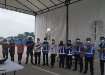 Dukung Vaksinasi Massal, BAIS TNI dan PT Jasa Marga Persero Tbk Gelar Vaksinasi di Tol Jagorawi