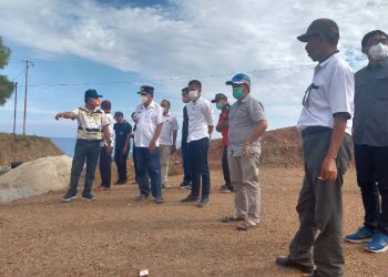 Monitoring Pekerjaan Tahun 2021, Wabup Parigi Moutong Gencar Turun Lapangan