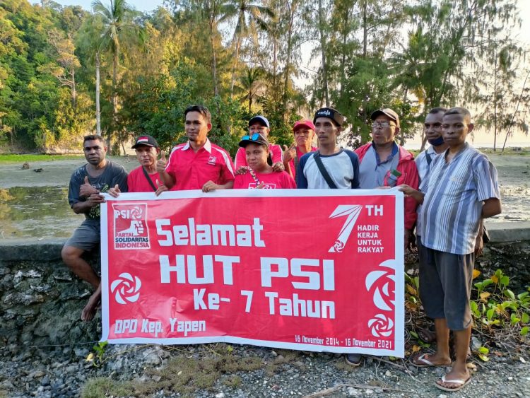 Persiapan HUT PSI yang ke 7, DPD PSI Kepulauan Yapen Adakan Aksi Sosial. Seperti Apa Aksinya ?