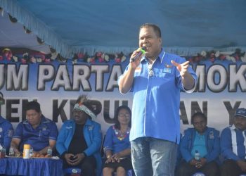 Sukses Menerima Penghargaan, Ketua Bapilu DPC Demokrat Kepulauan Yapen Ucapkan Selamat