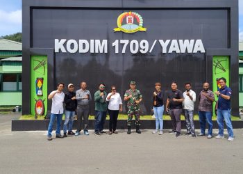 Gelar Silaturahmi Bersama Awak Media, Begini kata Dandim 1709/Yawa Letkol Inf Catur Prasetyo Nugroho,S.IP.,M.IP