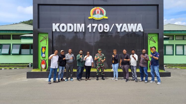 Gelar Silaturahmi Bersama Awak Media, Begini kata Dandim 1709/Yawa Letkol Inf Catur Prasetyo Nugroho,S.IP.,M.IP