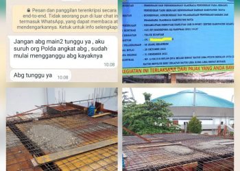 Ambil Foto di Proyek Renovasi Fasilitas GOR B Sport Center Kuansing, Wartawan Dapat Pesan Ancaman