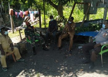 Bangun Hubungan Dengan Warga, Koramil 1709-03 Utamakan Komsos