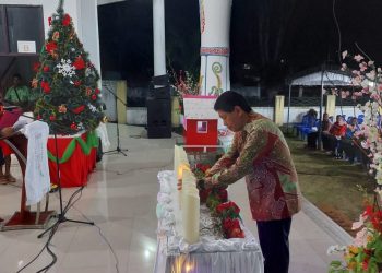 Penuh Khidmat, Perayaan Natal Bersama Pemda Kepulauan Yapen, DPRD dan Masyarakat di Laksanakan.
