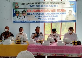 Tekankan Program Kerja Yang Terukur, Musrenbang Kelurahan Karuwisi Utara Kec. Panakkukang Kota Makassar di Gelar