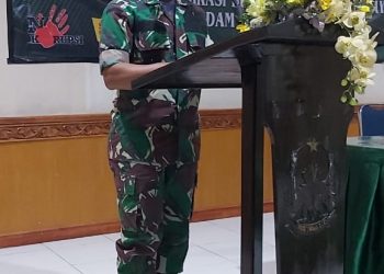 Pimpin Rapat Koordinasi, Kakesdam XIV/Hsn Tanda Tangan Pakta Integritas