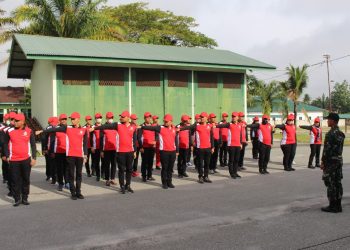 Penuh Semangat, Pegawai Lapas Kelas IIA Pekanbaru Ikuti Kegiatan Pembinaan Fisik dan Mental