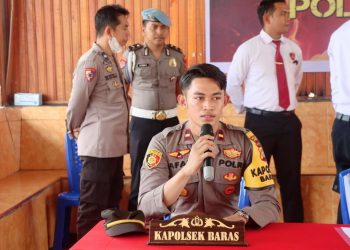 Kapolsek Baras Mengucapkan Turut Berduka Cita Kepada Keluarga Korban Dan Memberikan Himbauan
