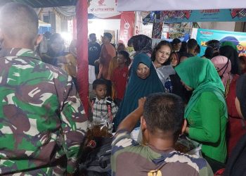 Menjelang Bulan Suci Ramadhan, Kodim 1427/PKY bersama Polres Gelar Pasar Murah di HUT Kabupaten Pasangkayu