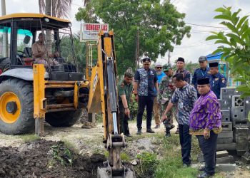 Alat Berat Pemko Pekanbaru Lakukan Normalisasi Dua Kelurahan, ini Kata Camat Kulim dan Ketua KNPI