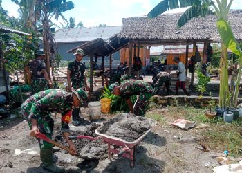 Rehab RTLH Bantuan Kasad TNI di Pasangkayu Terus Digenjot