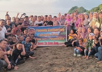 Pererat Kekeluargaan, Kodim 1427 Pasangkayu Gelar Family Gathering Di Pantai Koa Koa