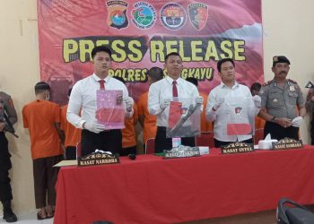 Press Release Dalam Operasi Sikat Marano 2023, Polres Pasangkayu Mengungkap beberapa Kasus
