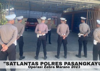 Hari Ke-3 Operasi Zebra Marano 2023, Satlantas Polres Pasangkayu Temukan puluhan Pelanggar