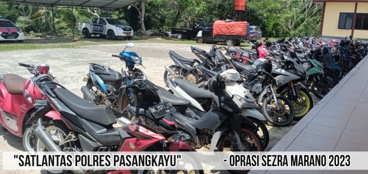 Operasi Zebra Marano Berakhir, Satlantas Polres Pasangkayu Tilang 198 Kendaraan