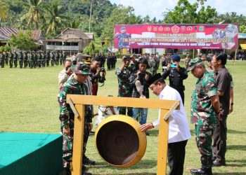 Kodim 1427 Pasangkayu Gelar Upacara Pembukaan TMMD Ke 118 Tahun 2023