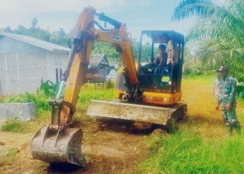 TMMD Reguler Ke 118 Kodim 1427 Pasangkayu Bakal Bangun Rabat beton 150 Meter Di desa Ako