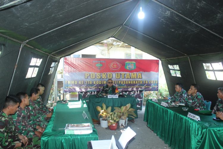 Meriahkan Penutupan TMMD Reguler ke-118 TA 2023, Kodim Pasangkayu Gelar Bazar Murah