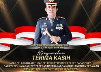 Malam Pergantian Tahun di Kabupaten Pasangkayu Dalam Keadaan Aman, Kapolres Ucapkan Terima Kasih