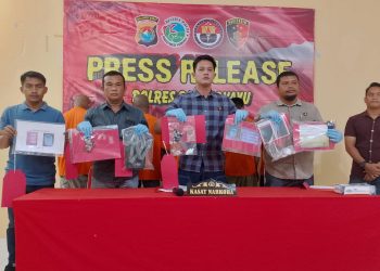 Satnarkoba Polres Pasangkayu Gelar Press Release Ungkap Kasus Tindak Pidana Narkotika Jenis Sabu