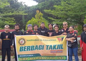 Berkah Ramadhan, Perguruan GBP Margaluyu 151 Cabang Pasangkayu Berbagi Takjil Gratis