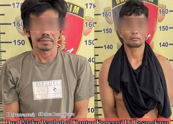 Satreskrim Polres Pasangkayu Berhasil Menangkap 2 Orang Pelaku Pembobol Kantor Koperasi