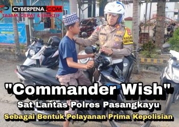 Memberikan Pelayanan Prima Kepada Masyarakat, Satlantas Polres Pasangkayu Lakukan Commander Wish Pagi