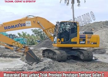Masyarakat Desa Lariang Tolak Provokasi Penutupan Tambang Galian C