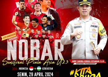 Memberikan Dukungan Penuh kepada Timnas Indonesia Kapolres Pasangkayu Ajak Seluruh Warga Pasangkayu Nobar Semifinal Piala Asia