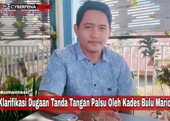 Tanggapi Laporan Penyalahgunaan Tandatangan Ketua BPD, Ini Penjelasan Kades Bulu Mario