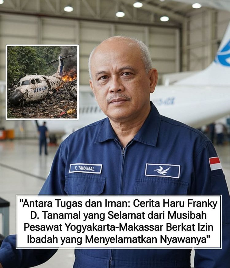 “Keputusan Izin Ibadah Menyelamatkan Nyawa: Kisah Franky D. Tanamal Lolos dari Tragedi Pesawat ATR 42-500”