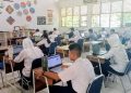 Ratusan Peserta Jalani TPA Berbasis CBT, SMAN Plus Riau Saring Bibit Unggul