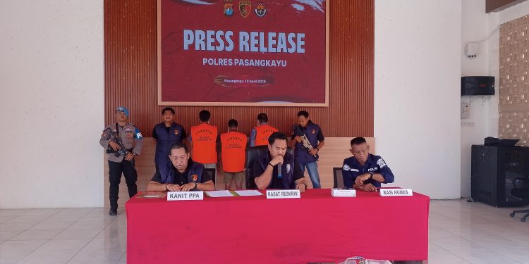 Satreskrim Polres Pasangkayu Tetapkan 3 Orang Tersangka Kasus Persetubuhan Anak Dibawah Umur