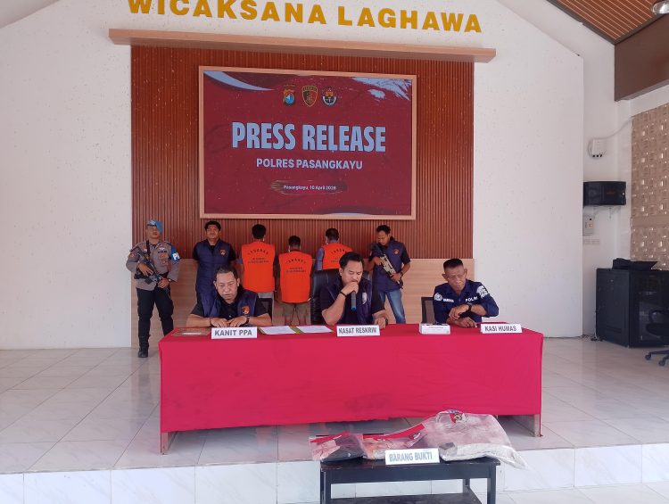 Satreskrim Polres Pasangkayu Tetapkan 3 Orang Tersangka Kasus Persetubuhan Anak Dibawah Umur